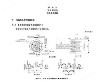 深圳J9九游会交流充电车辆插头通止规定制